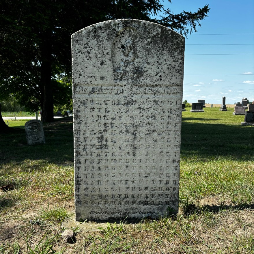The Bean Puzzle Tombstone