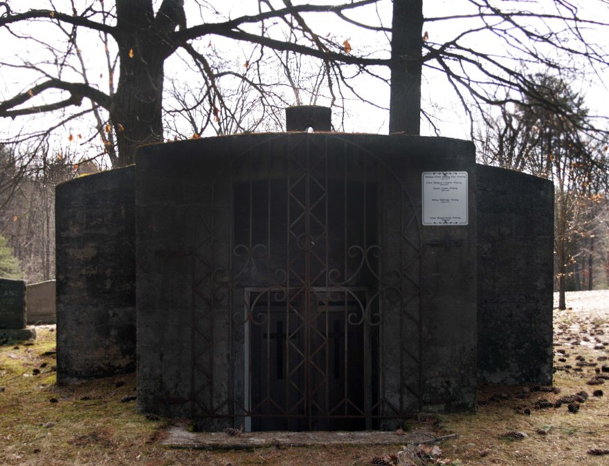 Whitting Family mausoleum in Torrance Cemetery