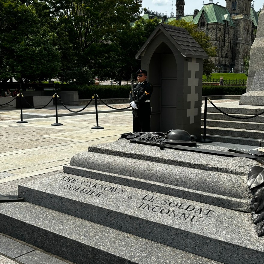 The tomb of the Unknown Soldier