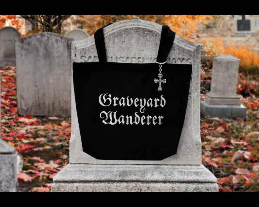 Graveyard Wanderer tote bag by Graveyard Wanders