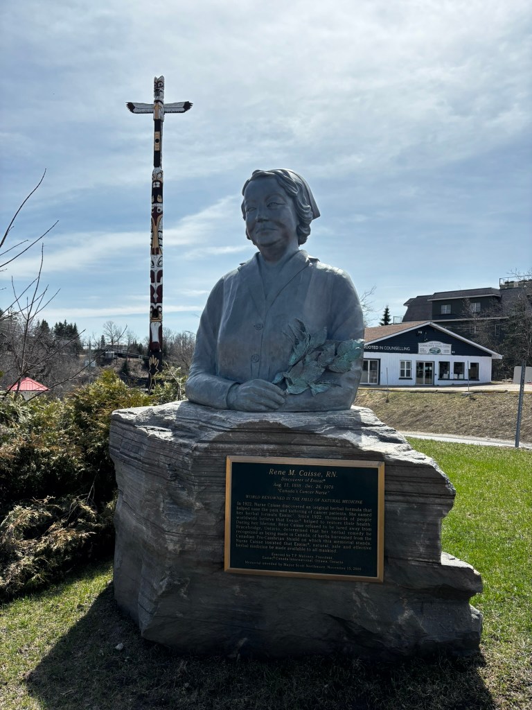 Statue of Rene M. Caisse.